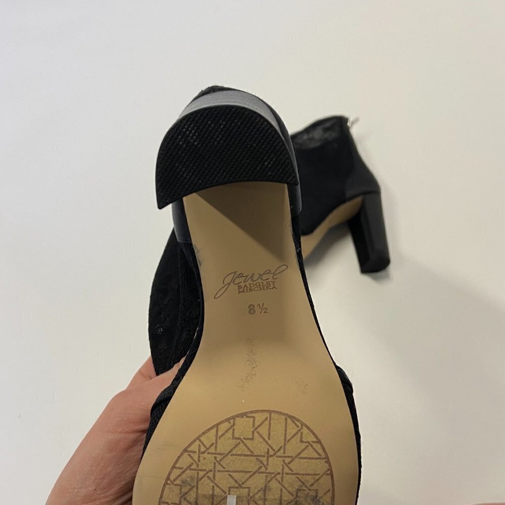 Jewel by Badgley Mischka Lace Boots - Picture 5 of 6